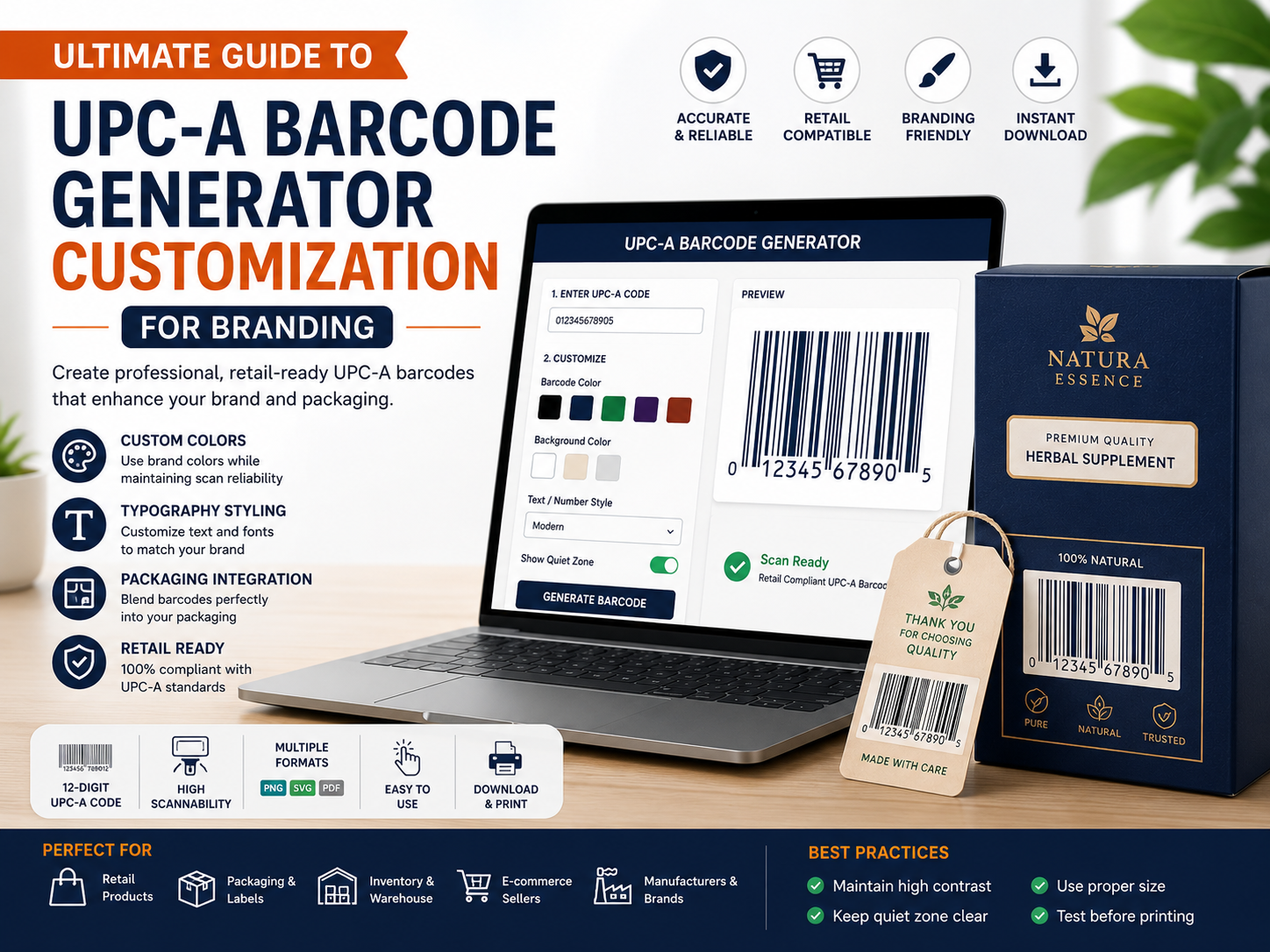 Ultimate Guide to UPC-A Barcode Generator Customization for Branding